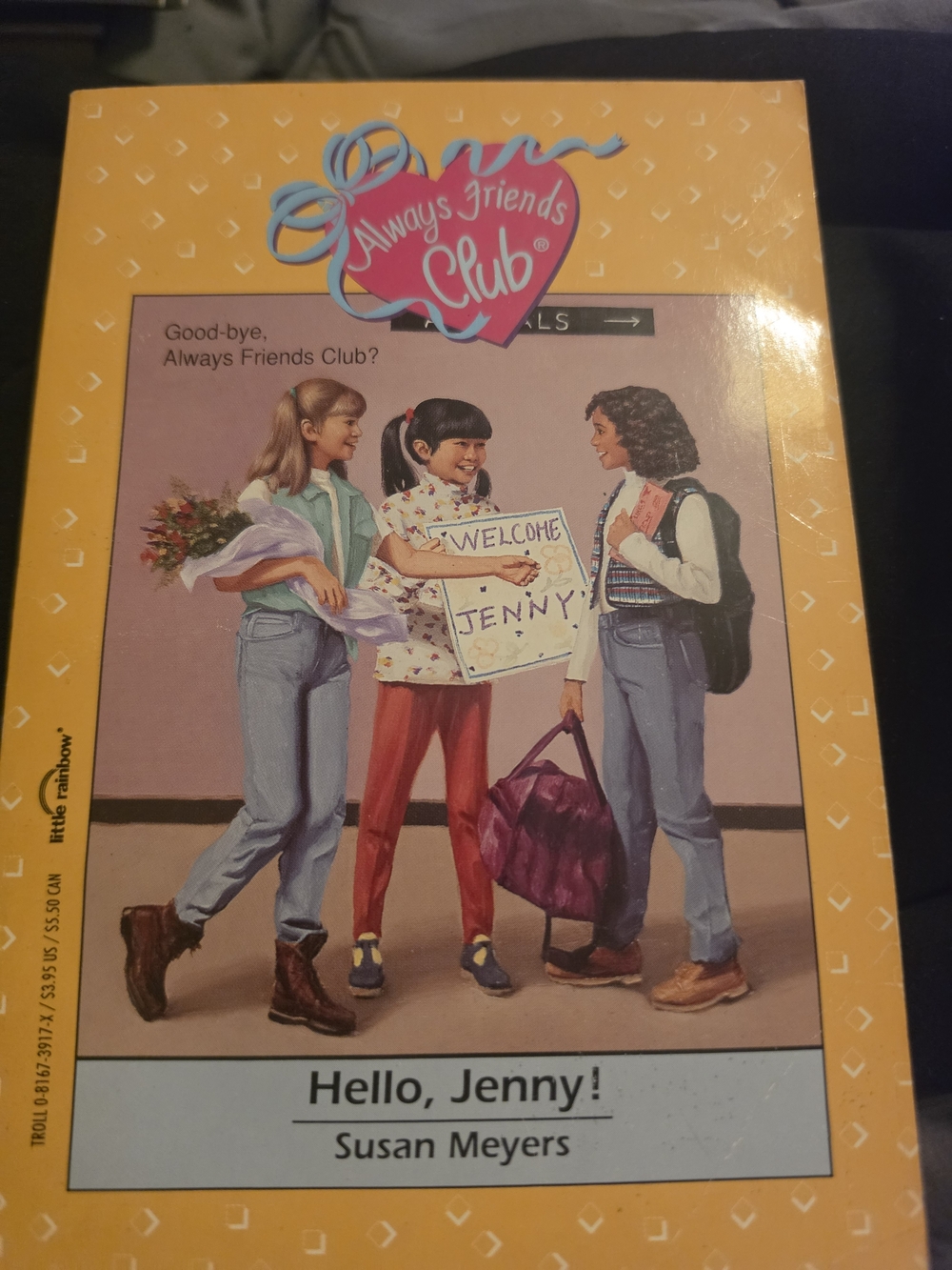 Always Friends Club "Hello, Jenny!" Book - Yellow Cover